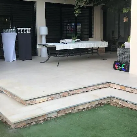 Grande Moderne Arbre Blanc Villa Montpellier