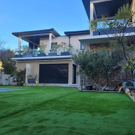 Grande Moderne Arbre Blanc Villa Montpellier